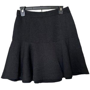 I ♥ Ronson Brand Mini Flare Skirt Black Polyester Blend Women’s Size 6